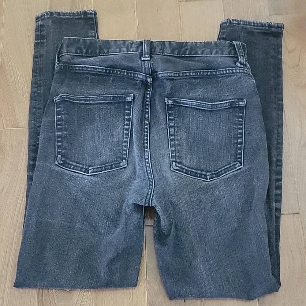Moussy Distressed Black‎ Wash High Waisted Stretch Skinny Denim Jeans 26